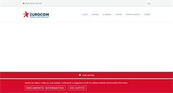 Desktop Screenshot of eurocomspa.it
